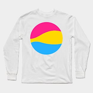 Pansexual Waves Circle Long Sleeve T-Shirt